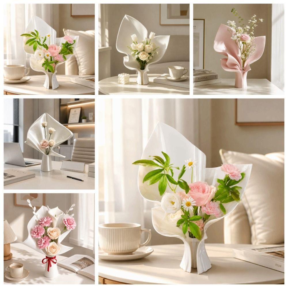 3D Printing Desktop Ornament Nordic Style Flower Display Container Flower Bouquet Vase  Home