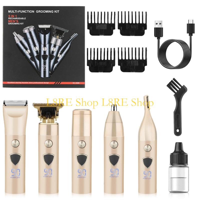 L8RE Multi-Functional Electric Grooming Hair Clippers Beard Trimmers Shaver for Men Shaver Mustache Hair Face Nose Trimmer