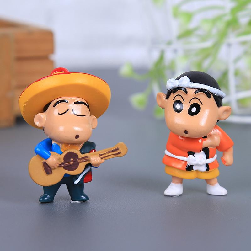 Adorable Crayon Shin Chan Pvc Figure Collectible For Kids Birthday Gift Decoration