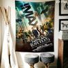 Mutant Turtles Urban Warriors Tapestry Fashion Print Background Cloth Wall Decoration Background Wall Hanging Cloth Home Decor