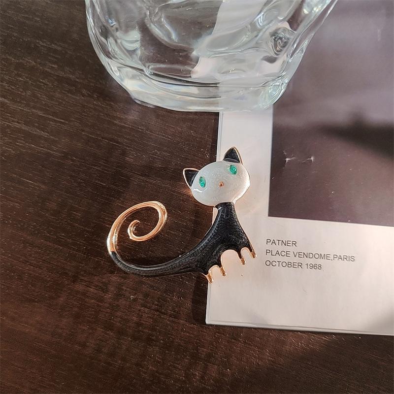 Broszka z diamentami w stylu retro na Halloween, broszka ze stopu metali, kreatywna, modna, ze stopu metali, dodatki odzieżowe w Europie i Ameryce.