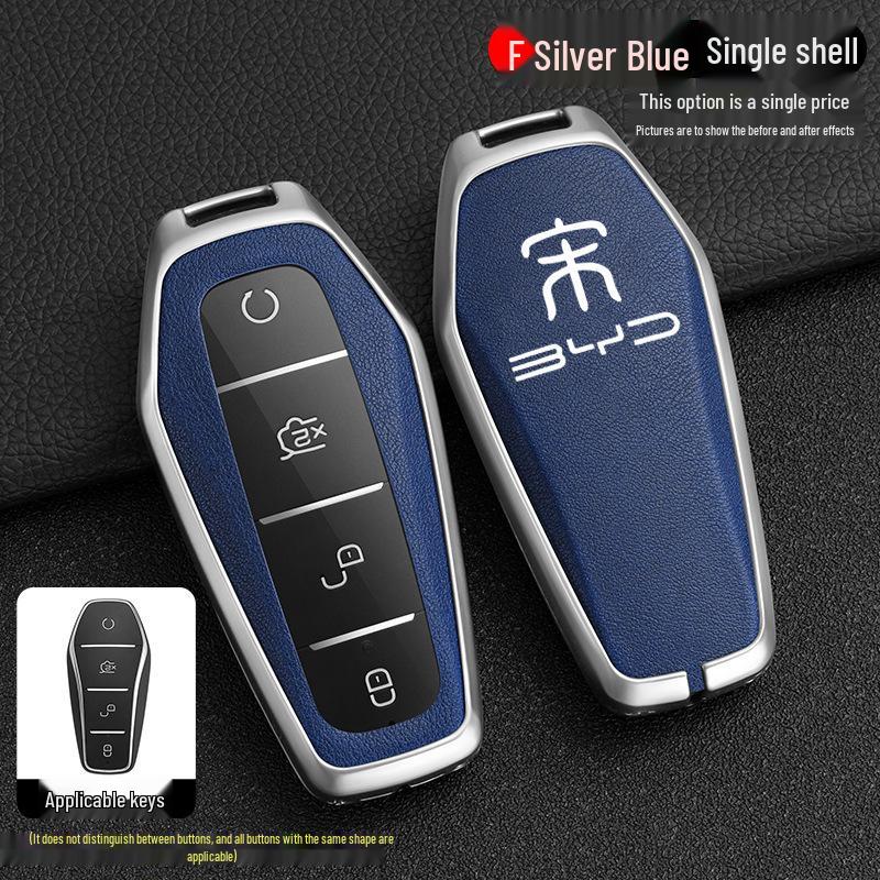 BYD Song Tang Max G5 E5 Qin Car Metal Key Case - Creative Shell Design