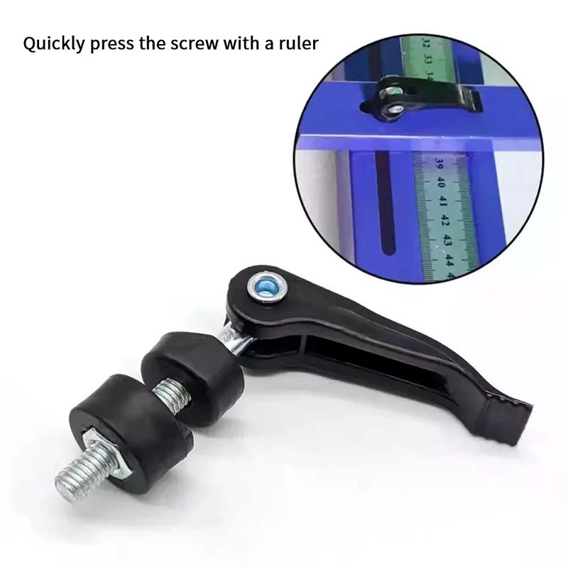 Schnellspannschraube Befestigungsklemme 6mm Gewinde Rasenmäher Griff Knöpfe Mutter Schraube Rasenmäher Schiebecutter Zubehör