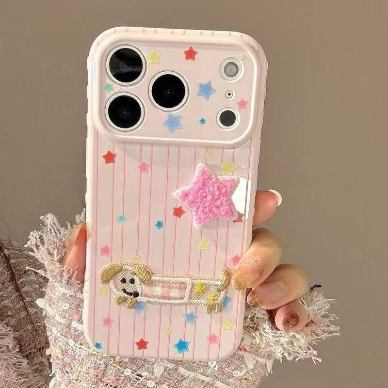 

Heart Shell Dog Pattern Phone Case for iPhone 11/12/15/17 Pro Max iPhone 16 Pro Max