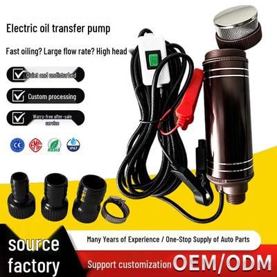 Hochleistungs-Tauchpumpe 12V/24V/220V für Öl & Wasser - Großer Durchfluss, Hohe Förderhöhe, Ideal für Diesel- & Alkohol-Extraktion.