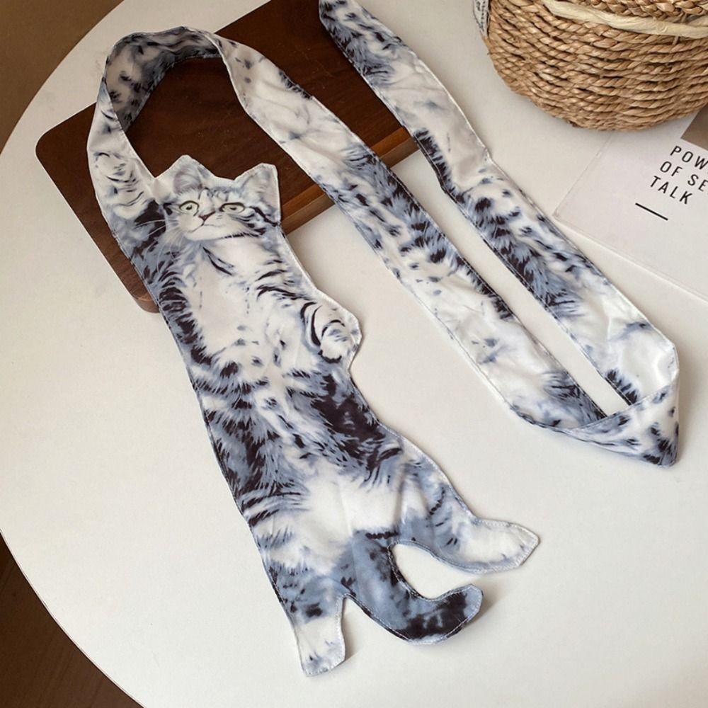 Exaggerated Design Necktie Unique Collarbone Tie Trendy Tie Necklace  For Women Men