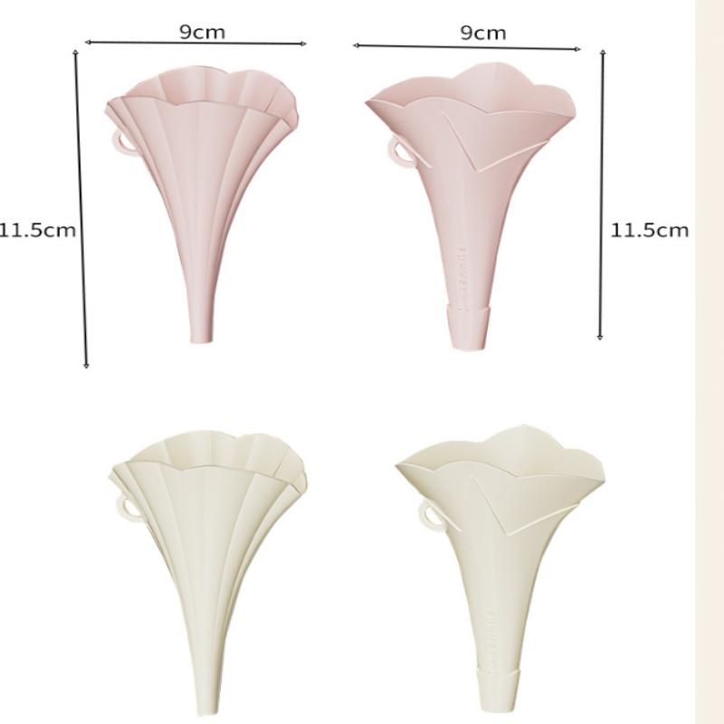 Collapsible Silicone Kitchen Funnel Food Grade Oil Filling Flower Pourer Container for Seamless Liquid Transfer