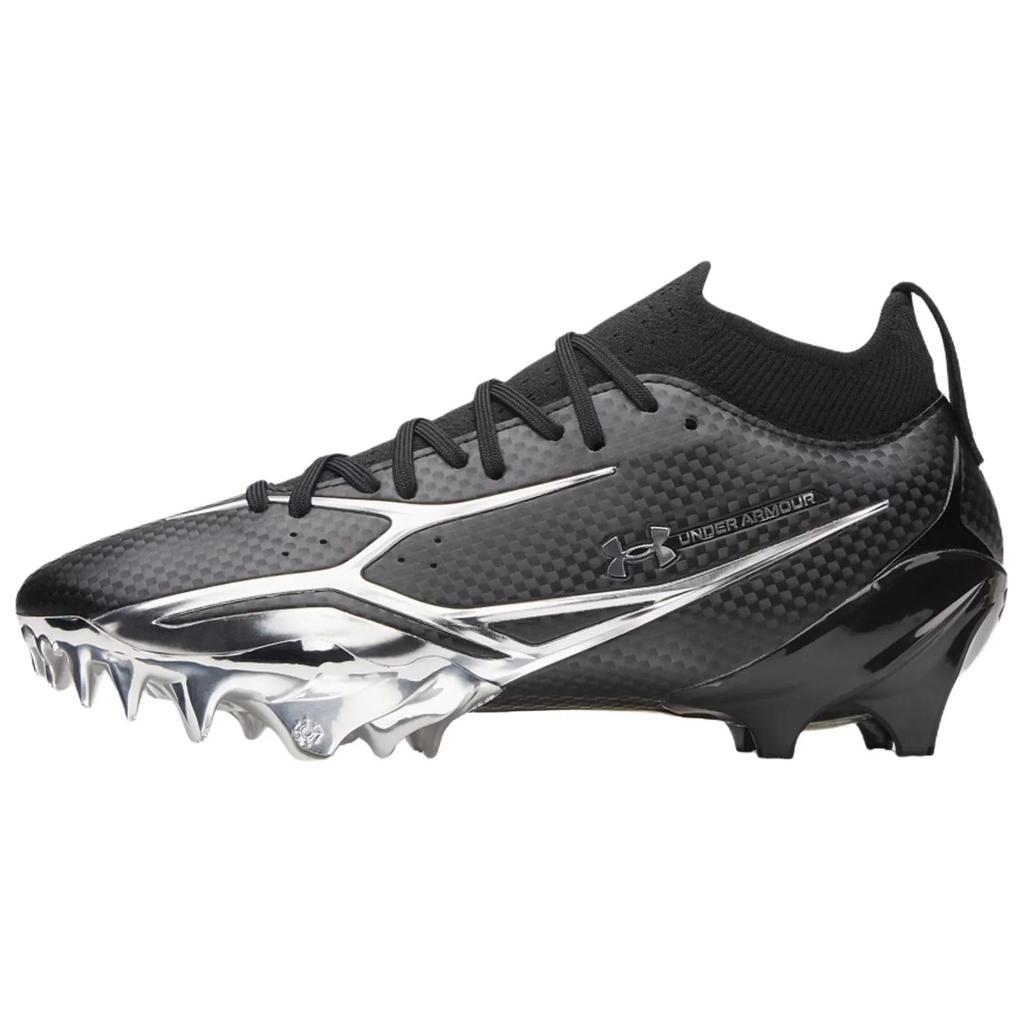 Under Armour Spotlight Pro Support Rebound Soccer Shoes Men's Black Silver (Unisex) Soccer Shoes 6013229 001