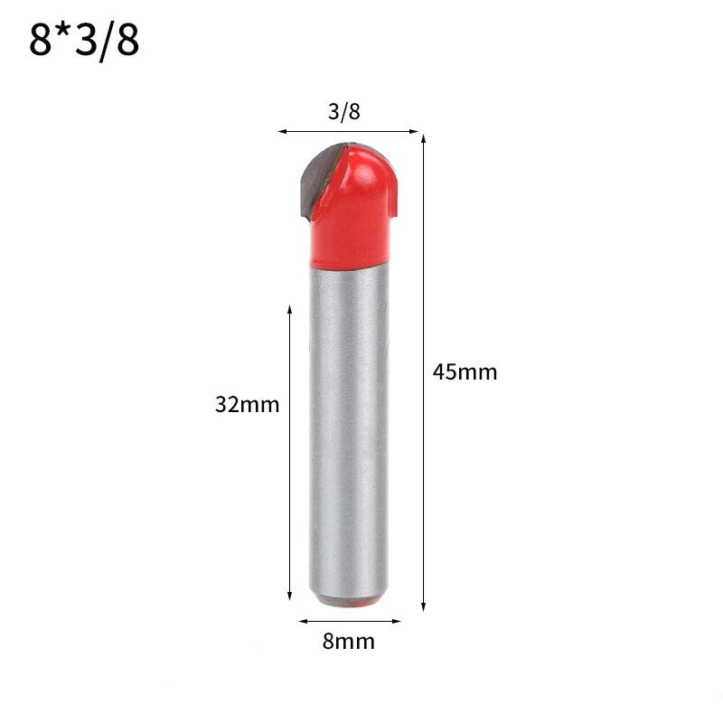 8mm Woodworking Trimmer Set: Double-Edged, Round Bottom, V-Shaped, Slotted, and Keyhole Engraving Knives