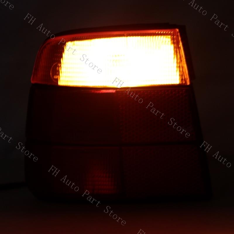 Taillight Taillamp For BMW 5-Series E34 1988-1995 an Version Rear Bumper Outer Tail Lamp Turn Signal Warning Brake Lamp