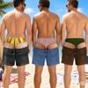 Funny Swim Trunks Beach Shorts Fake Butt Shorts Fake Thong Illusion Fake Denim Gift Shorts Bachelor Short Pool Party Shorts