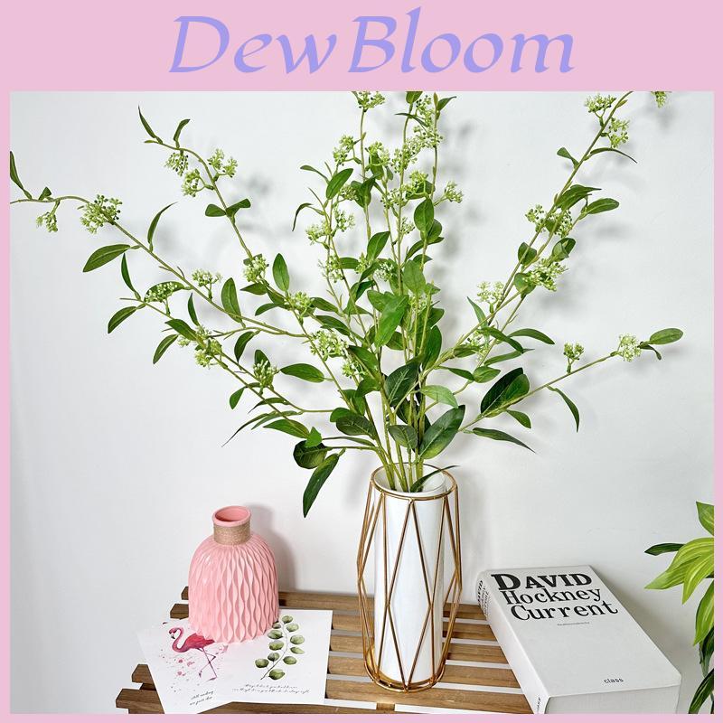 Wintergreen Fake Pearl Decor With Artificial Leaves For Wedding Celebrations And Home Decor