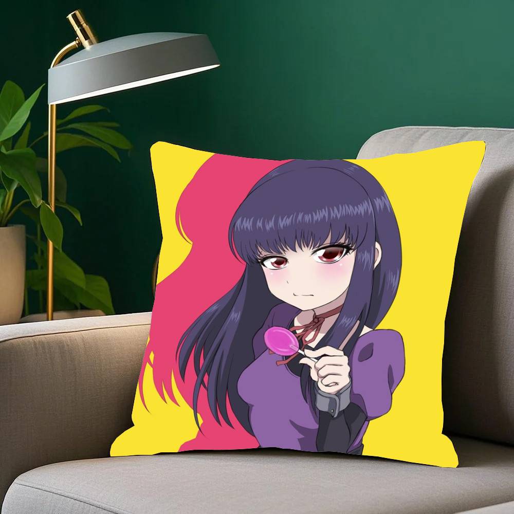 Komedi Anime Hi S-Score Girl Kuddfodral Heminredning Pläd för Soffa Säng Bil Rumsdekor Gåvoidé