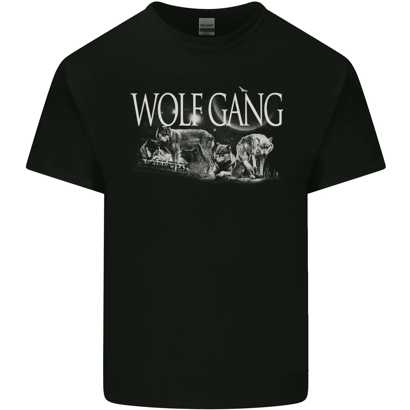 

Wolf Gang Werewolves Wolves Kids T-Shirt Childrens 2XL