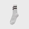 Double Stripe Socks Light Grey
