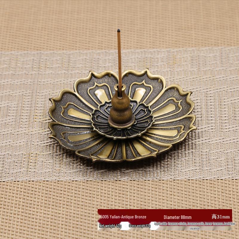Dual-Use Japanese Ceramic Incense Burner: Club Incense Holder & Backflow Tower Tray