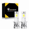 CIWENDAN H3 LED Fog for Cars and Meets New Vehicle Inspection Features CSP LED 8x OEM Halogen Compatible with DC12V White Constant Current Long Quiet