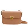 Womens Mini Square Crossbody Bag PU Leather Vintage Style Shoulder With Lock Phone Pocket