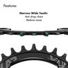 Deckas Tandhjul Rundt 110BCD til Force Red Rival S350 S900 36 38 40 42 Tænder Landevejscykel til Sram Cx Gravel Quarq 5 Arme 110 Bcd