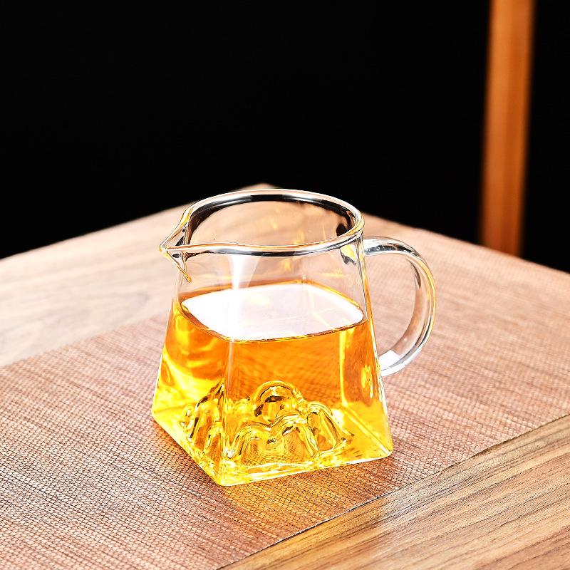 Thickened Glass Tea Infuser Set: Heat-Resistant Gong Dao Bei and Separator