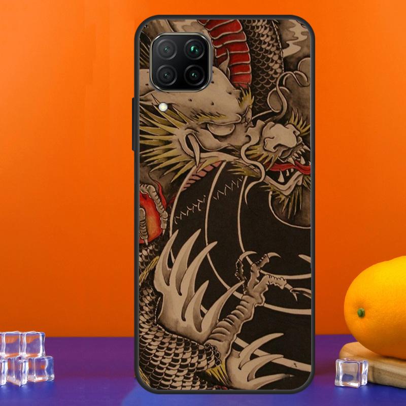 Asian Chinese Dragon For Huawei Nova Y90 Y91 Y60 Y70 Y72 Y61 9 10 SE 12i 12s 11i 5T P60 Pro P20 P30 P40 Lite Case