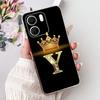 For OPPO A5x 4G Case CPH2725 Cover Luxury Crown Letters Soft Silicone Transparent Phone Cases For OPPO A5x Coque A 5x 2025 Funda