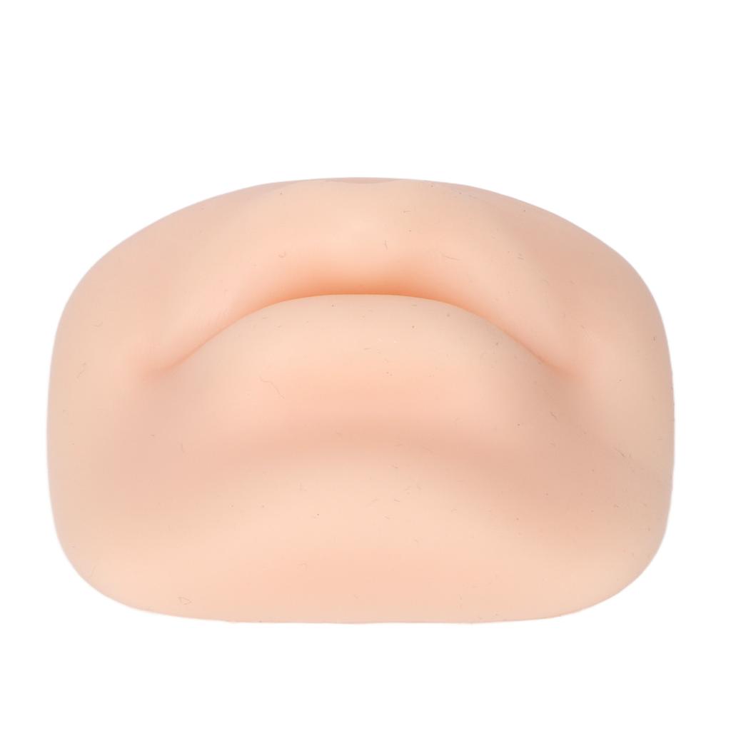 Silikonläppmodell 3D Semi-permanent Mjuk Microblading Realistisk Läppiercing Övningsmodell