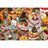 Super Small Piece Jigsaw Puzzle - Welcome To Candy Town, 26x38cm, Adhesive Spatula & Ticket Included