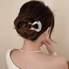 French Twist Hair Stick Hair Clip Acetate Wavy U-Shaped Hairpin Vintage Tortoise Shell Women Hair Bun Pin Headwear Accessories