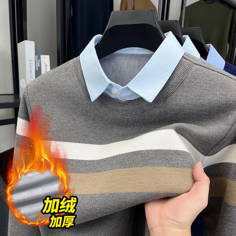Men s Lapel Collar Shirt Casual M