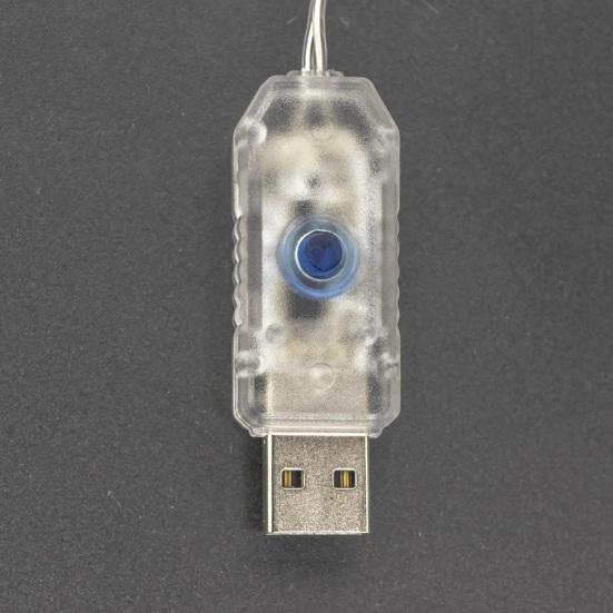 Контролер гірлянди Пульт дистанційного керування Контролер світлодіодної стрічки 8 режимів USB Друкована плата для 100LED 200LED гірлянд Мідний дріт Зіркові вогні