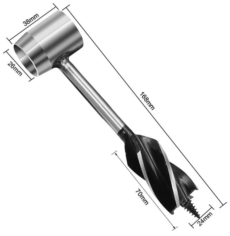 Schlangenbohrer Outdoor Survival Punch Tool Camping Bushcraft Manueller Lochmacher Schraubenschlüssel Holzbohrkern Holzbearbeitung