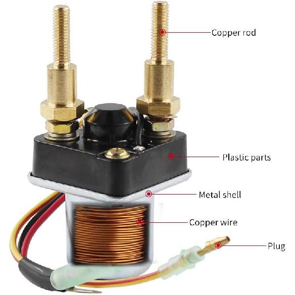Road Passion Starter Solenoid Relay Compatible with KAWASAKI JET SKI JS750 SX 1992-1995 / JET SKI JS750 SXi 1995-1997 / JET SKI JS750 SXi PRO