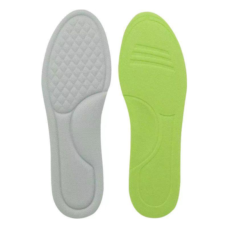 High Elastic Shock Absorption Mugwort Deodorant Insoles - Super Soft, Sweat-Absorbing, Anti-Foot Pain, Cut to Fit, Ideal for Long Standing