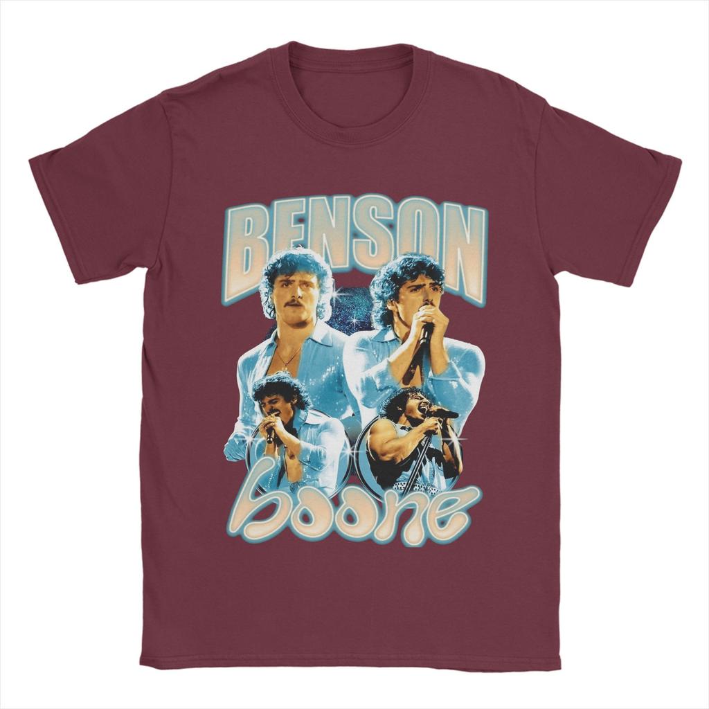 Benson Boone TShirts for Unisex  Novelty 100 Cotton Tees O Neck Short Sleeve T Shirt Classic Clothing