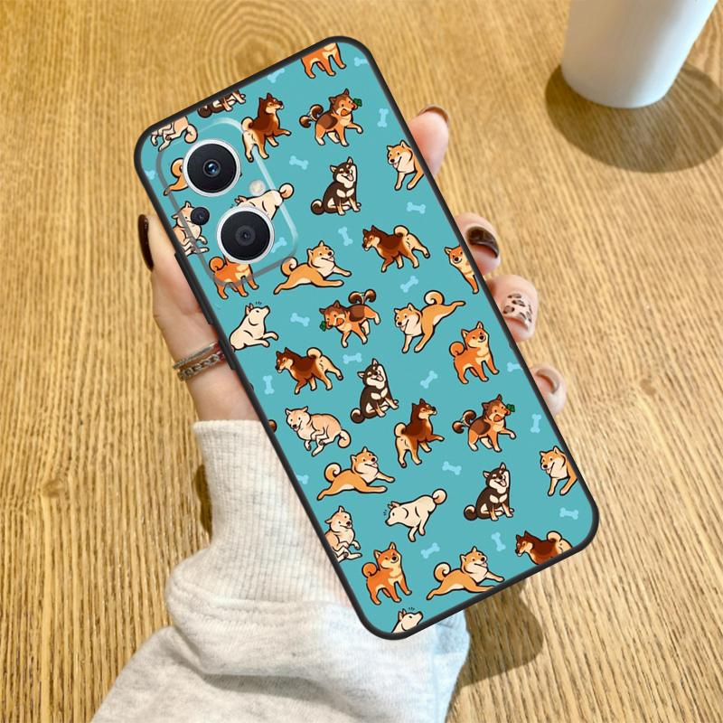 DOGE MEME Shiba Inu Dog Funda For OPPO Reno 10 11 12 13 14 Pro 14F 13F 12F 11F 7 8 Lite OPPO Find X5 X8 X9 Pro Case