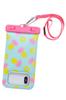Hamee DIVAID Waterproof Case for Smartphones and iPhones, Dustproof, IP68, Floating, Glow-in-the-Dark [Pineapple]