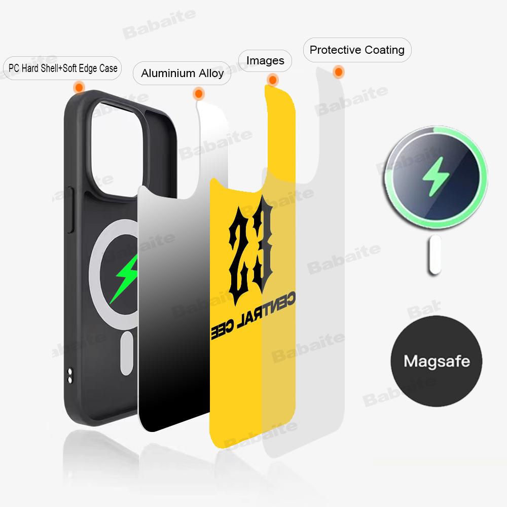 UK Drill Rapper Central Cee Phone Case Magnetic Case For IPhone 16 14 13 12 11 15 Pro Max Plus For Magsafe Wireless Charge Cover