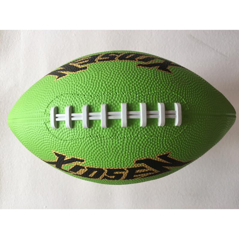 American Size 3 Durable Training Playing Rubber Rugby Ball Football Color Random Christmas Gifts
