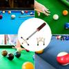 Retractable Billiard Bridge Stick Pool Table Billiards Cue Bridge Stick with Replaceable Bridge Head 12.8-60" Expandable Pool