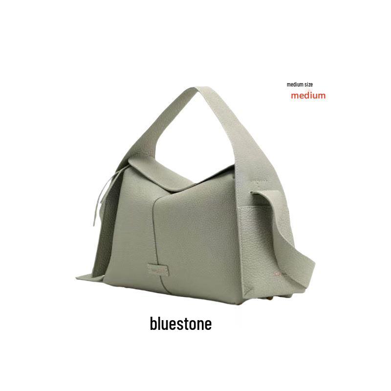 Yamashita Ear-Hanging Genuine Leather Womens Hobo Bag - Versatile Simple Handbag, Shoulder & Crossbody Bag for Commuting