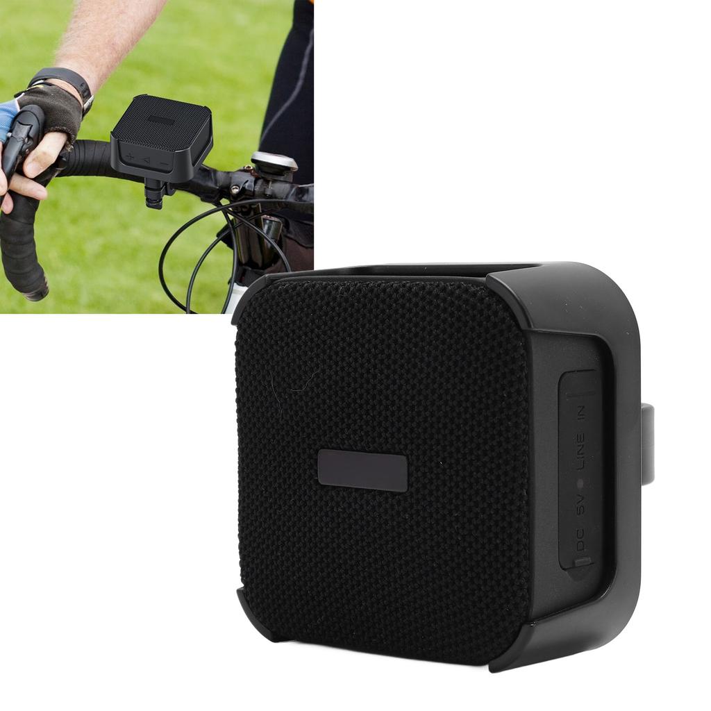 Portable Speaker with Handlebar Holder IPX7 Rainproof Wireless Speaker for Outdoor Travel Motorcycle