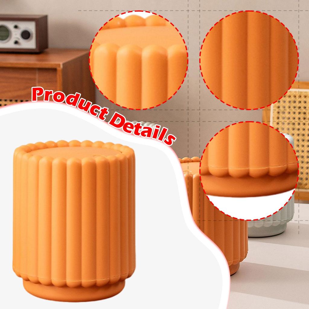 Small Press Top Desktop Trash Can Accessories Tabletop Garbage Can