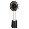 Portable Handheld Fan 3 Levels Automatic Shaking Head USB Rechargeable Battery Operated Small Handheld Fan for Travel