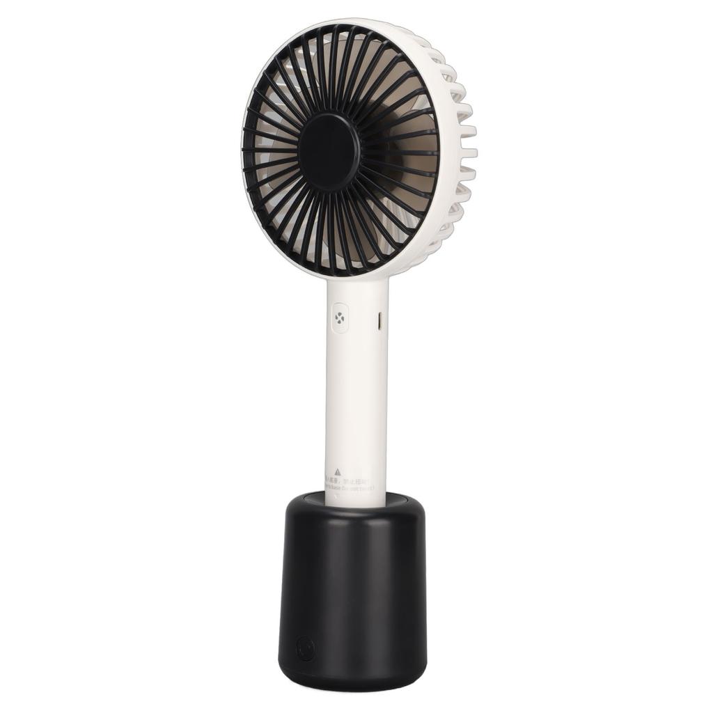 Portable Handheld Fan 3 Levels Automatic Shaking Head USB Rechargeable Battery Operated Small Handheld Fan for Travel