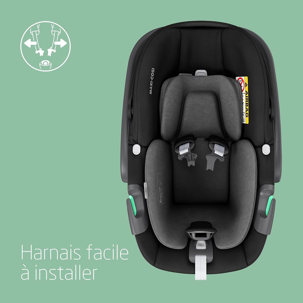Pebble 360 Essential Black to 15 R129 Compliant QNY8044672110 MAXI-COSI (Newborn Months), (Warranty Included)