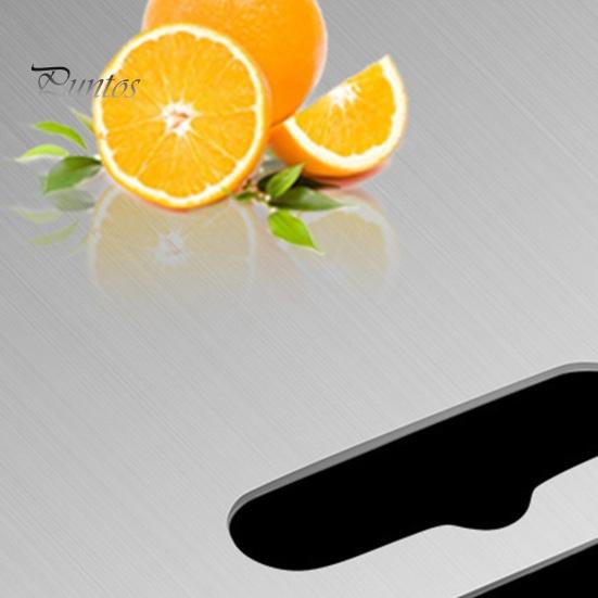 Tagliere in acciaio inossidabile Tagliere bifacciale per cucina Manico facile da impugnare Grande tagliere versatile per la preparazione di alimenti per carne, verdure, frutta