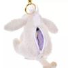 Disney Eeyore Reversible Plush Keychain ( WHITE POOH ) Japan NEW Disney Store