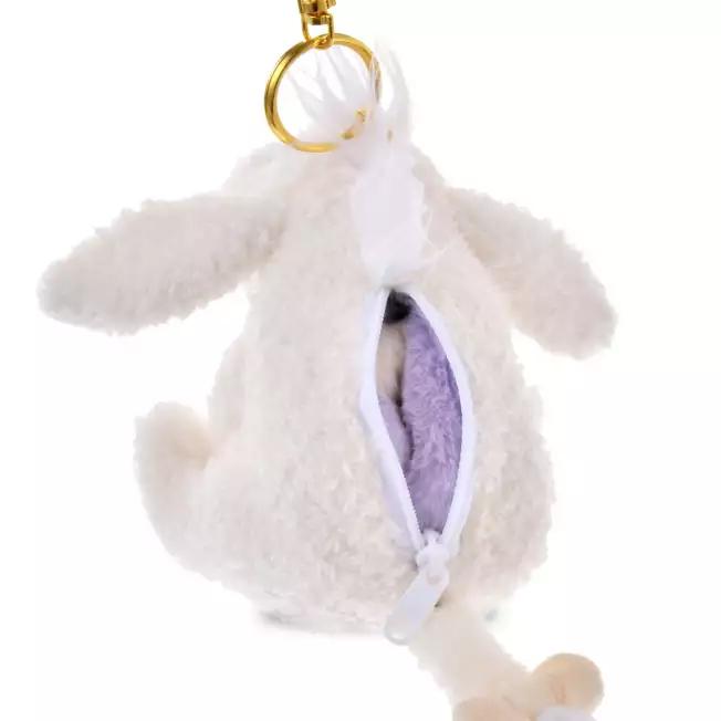 Disney Eeyore Reversible Plush Keychain ( WHITE POOH ) Japan NEW Disney Store