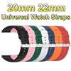 Universal Watch Straps 22mm 20mm Quick Release Silicone Band Soft Rubber Wristband for Huawei Samsung Amazfit Smartwatch